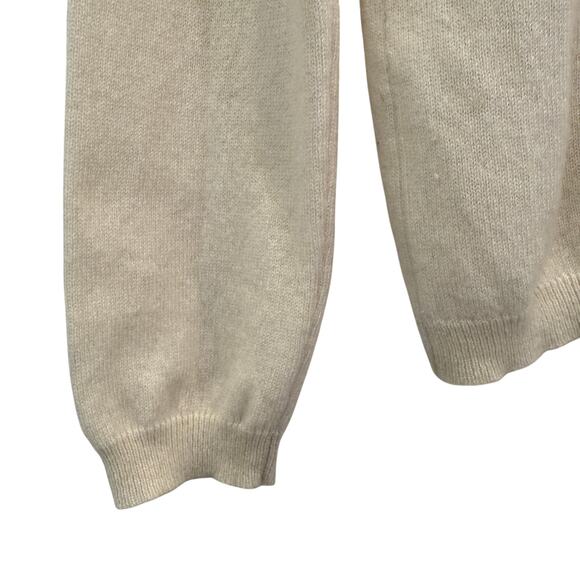 Pendleton 100% Cashmere Cable Knit Sweater Ivory M Vintage - Picture 12 of 13